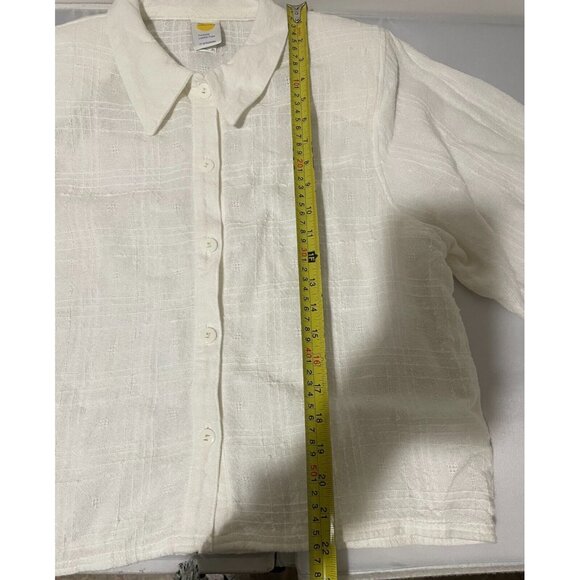 The Blouse Women's in Organic Cotton Will Soon Be a Staple in Your Wardrobe Sz M - Picture 12 of 15